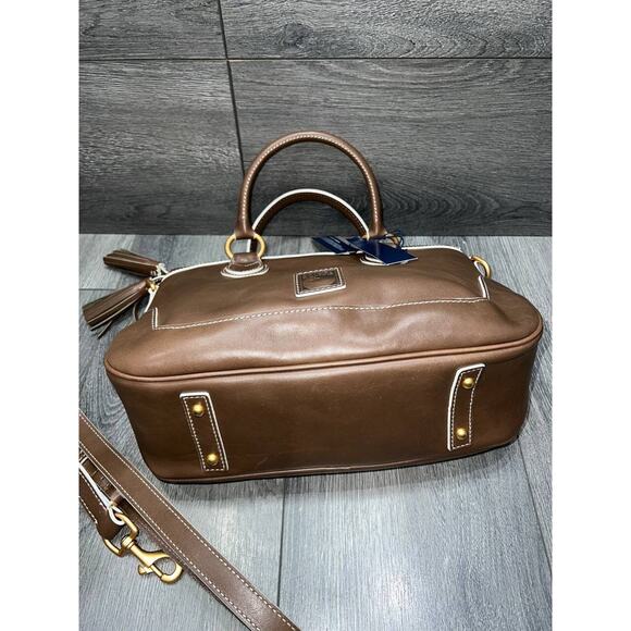 Dooney & Bourke Florentine Leather Short Handle Shopperr Bag Elephant A648443 - Picture 6 of 7